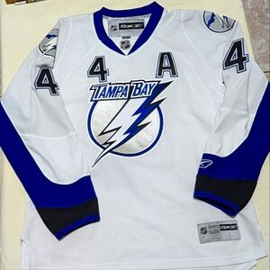 Official NHL Tampa Bay Lightning 2000s Large #4 Vincent Lecavalier Jersey